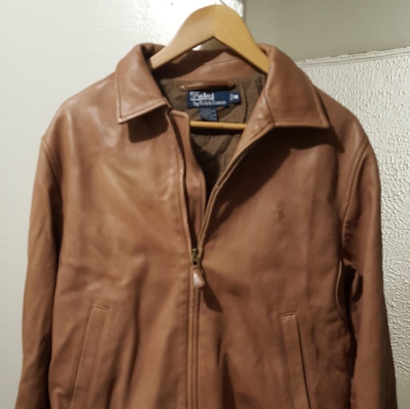 Ralph Lauren Polo Leather Jacket - Picture 1 of 4